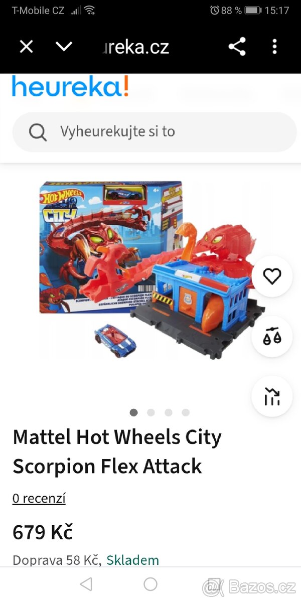 Hot wheels dráha - 2