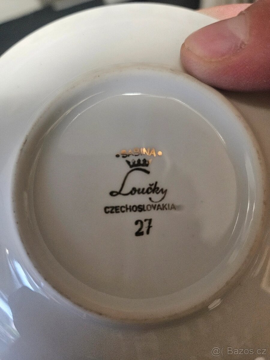 Kávová souprava (pozlacená) - 2