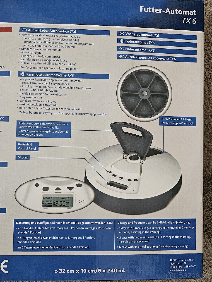 Automatické krmítko pro kočky a psy, štěně - 2