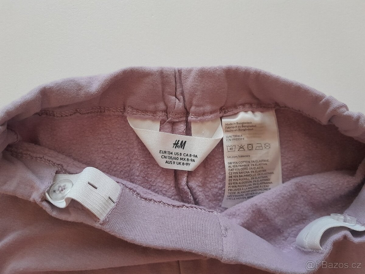 Dívčí zateplené leginy vel.134 - 2