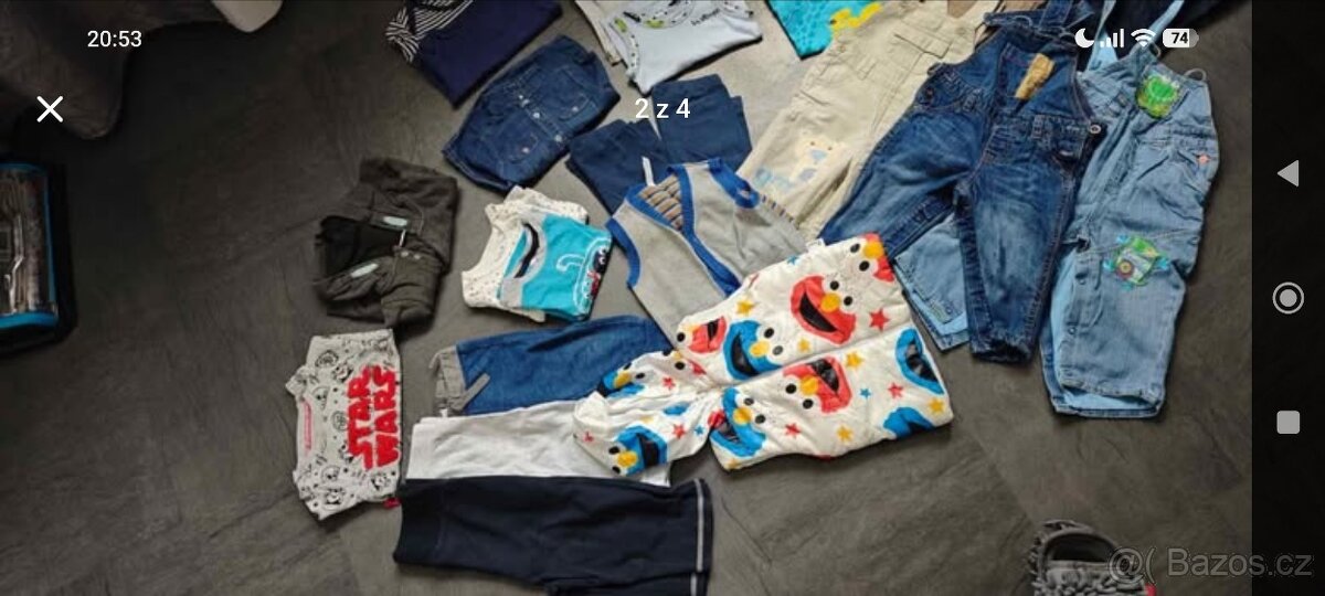 Klučičí oblečení vel 74 - 2