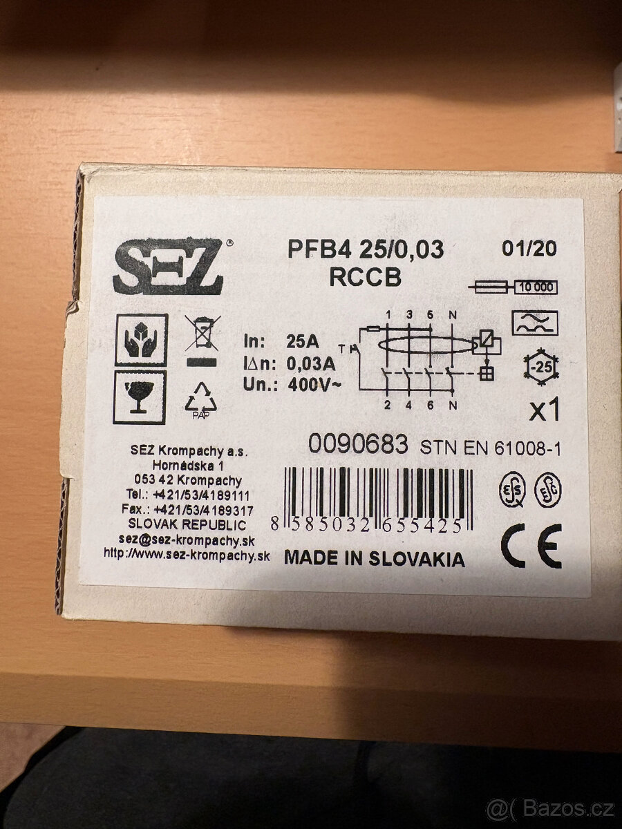 Jistče + proudový chránič - 2