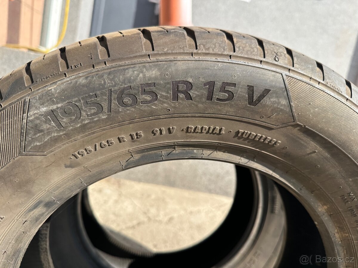 2x letní pneu 195/65 R15 Barum - 2