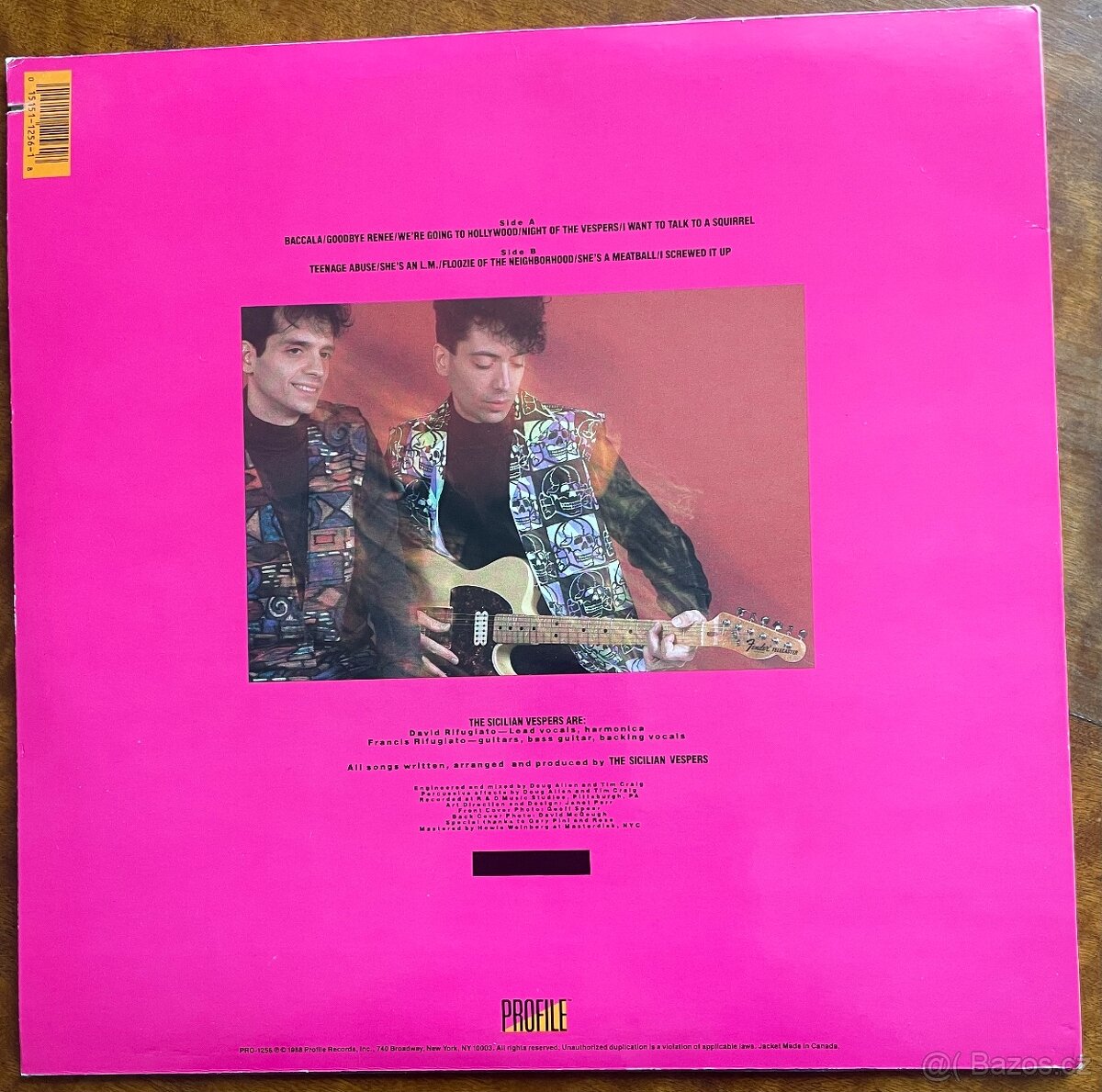 LP -Vinyl "The Sicilian Vespers". - 2