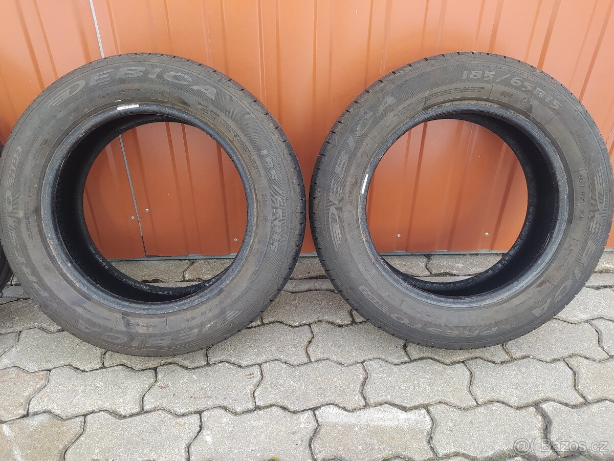 Letní pneu Debica 185/65 R15 6,5-7mm. - 2
