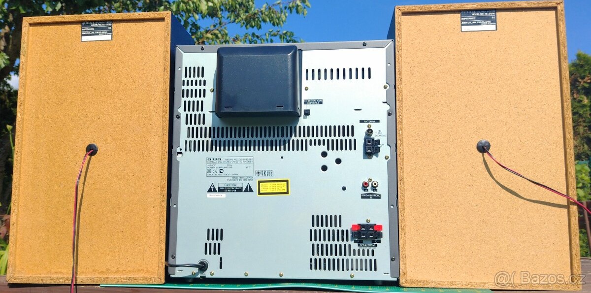 HiFi věž AIWA CX-ZR300EZ s original D.O. a 2 reprobednami - 2