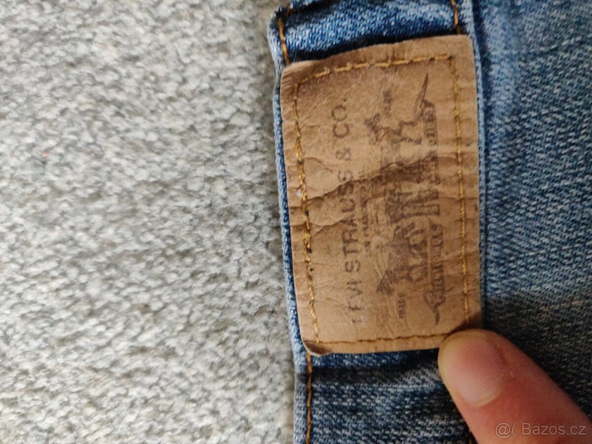 Dámské džíny Levi’s 12 Long – klasická modrá - 2