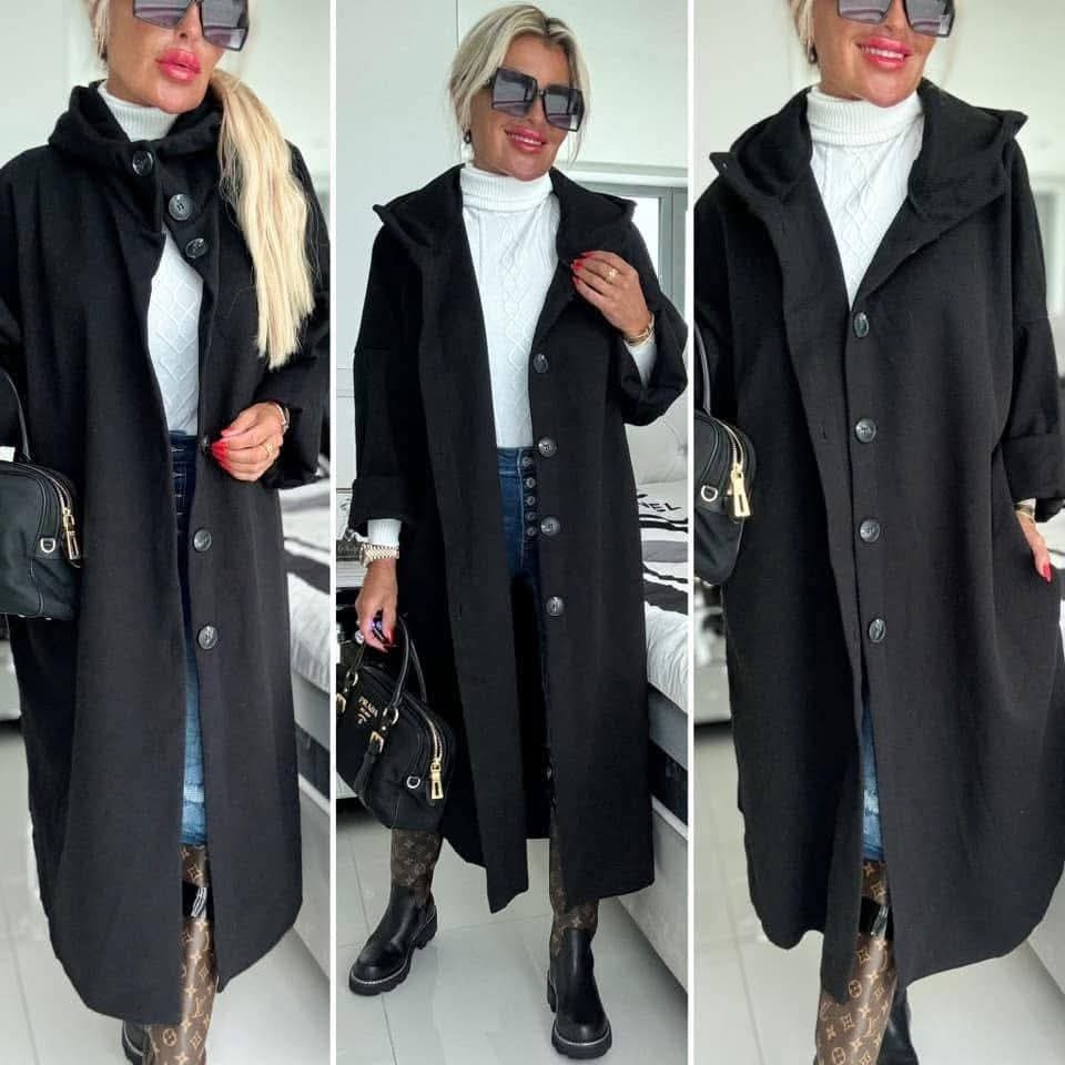 Dámský podzimní kabát XXL/3XL SKLADEM - 2