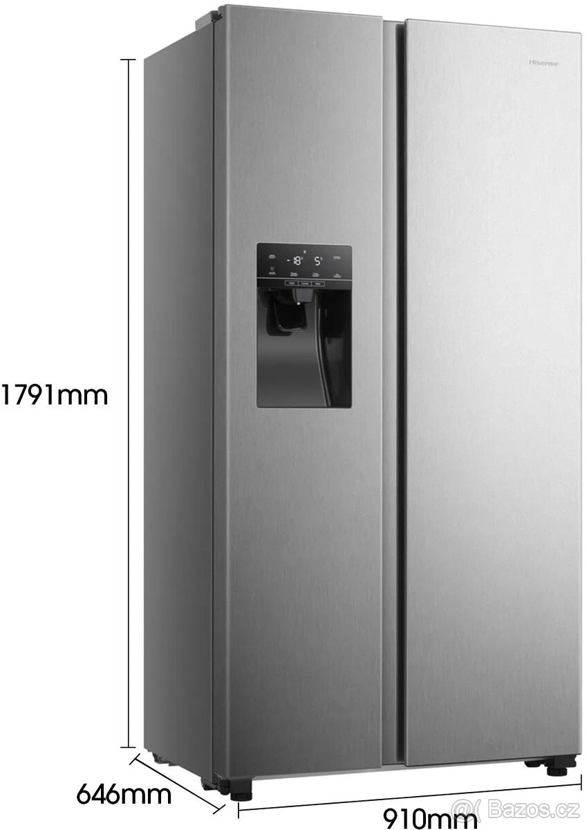Americká lednice HISENSE RS650N4AC2 - 2