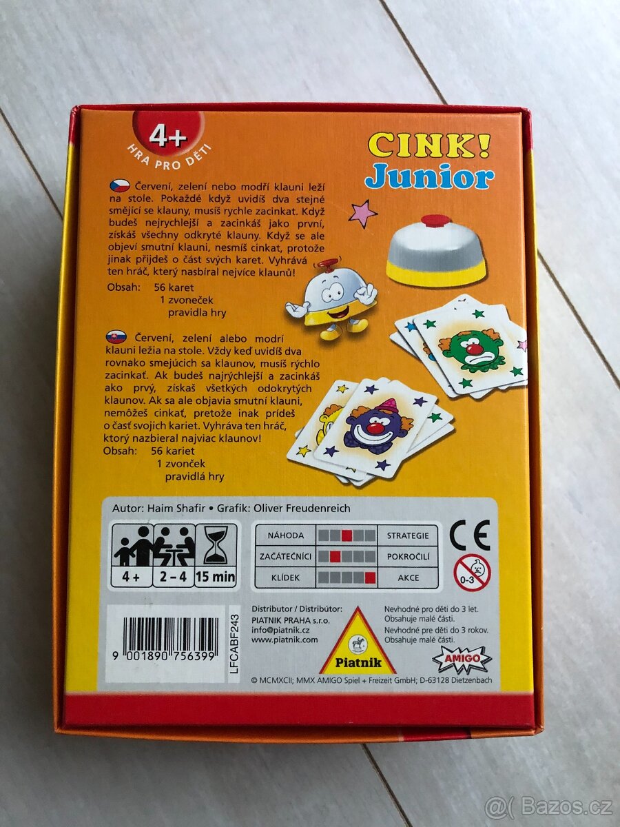 CINK Junior, hra pro děti od 4 let - 2