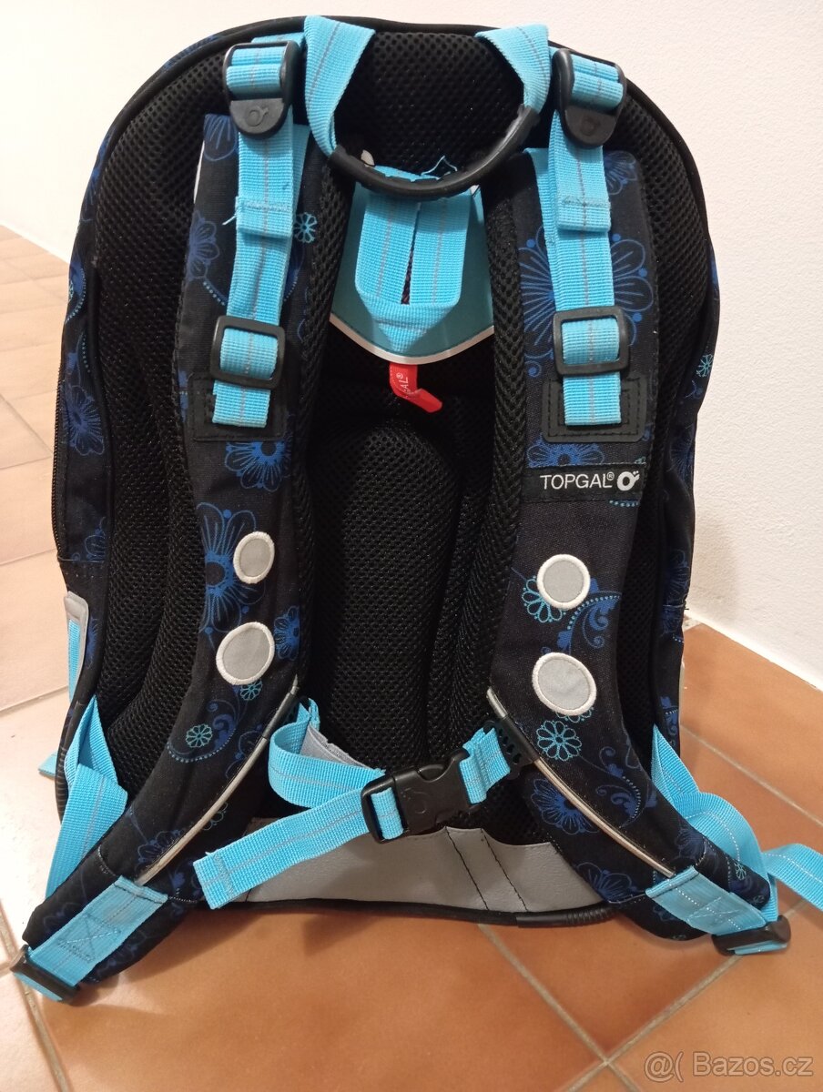 Školní batoh Topgal tmavě modrý s kolibříkem - 2