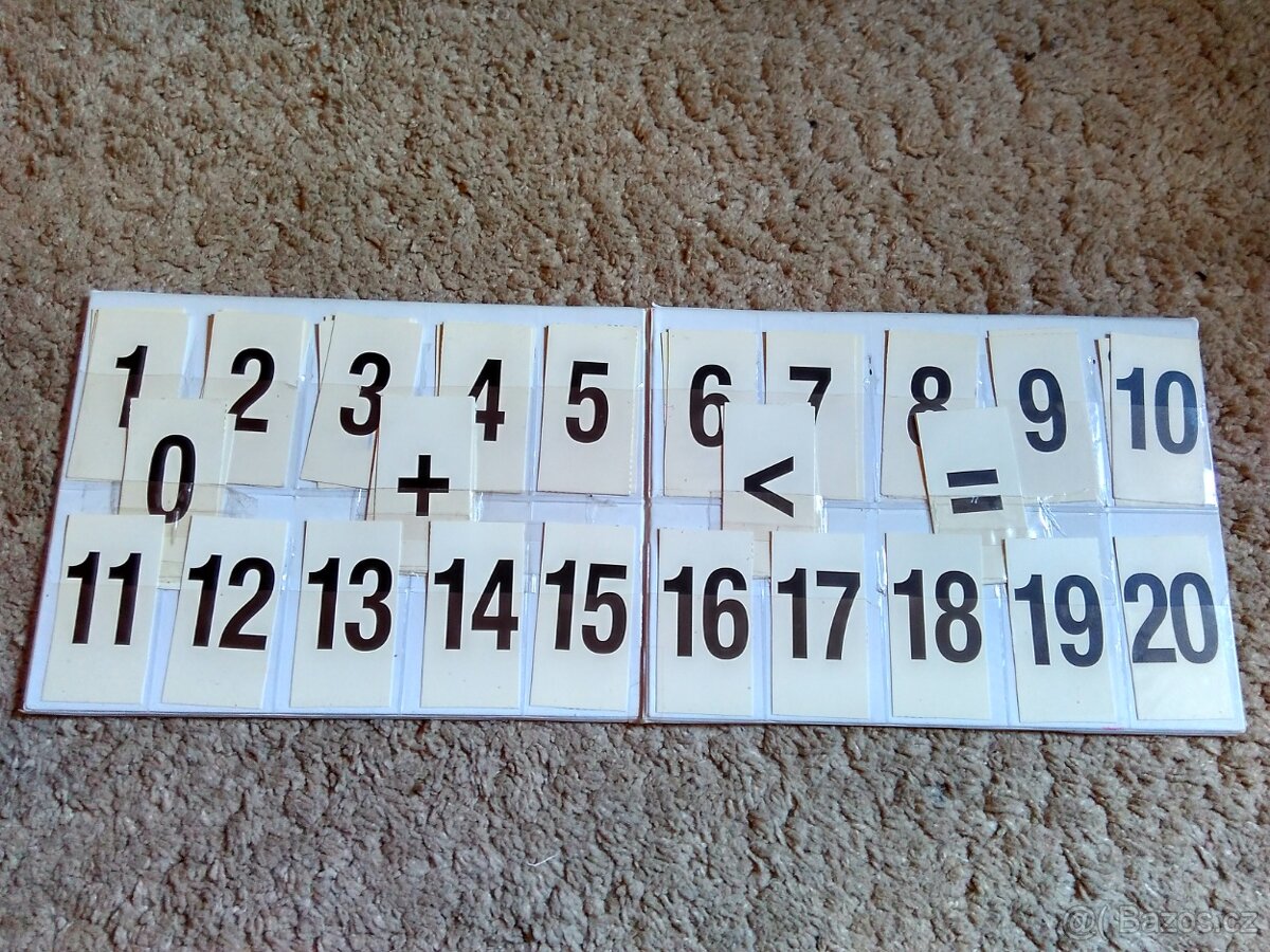 Desky na číslice Hello Kitty + číslice - 2