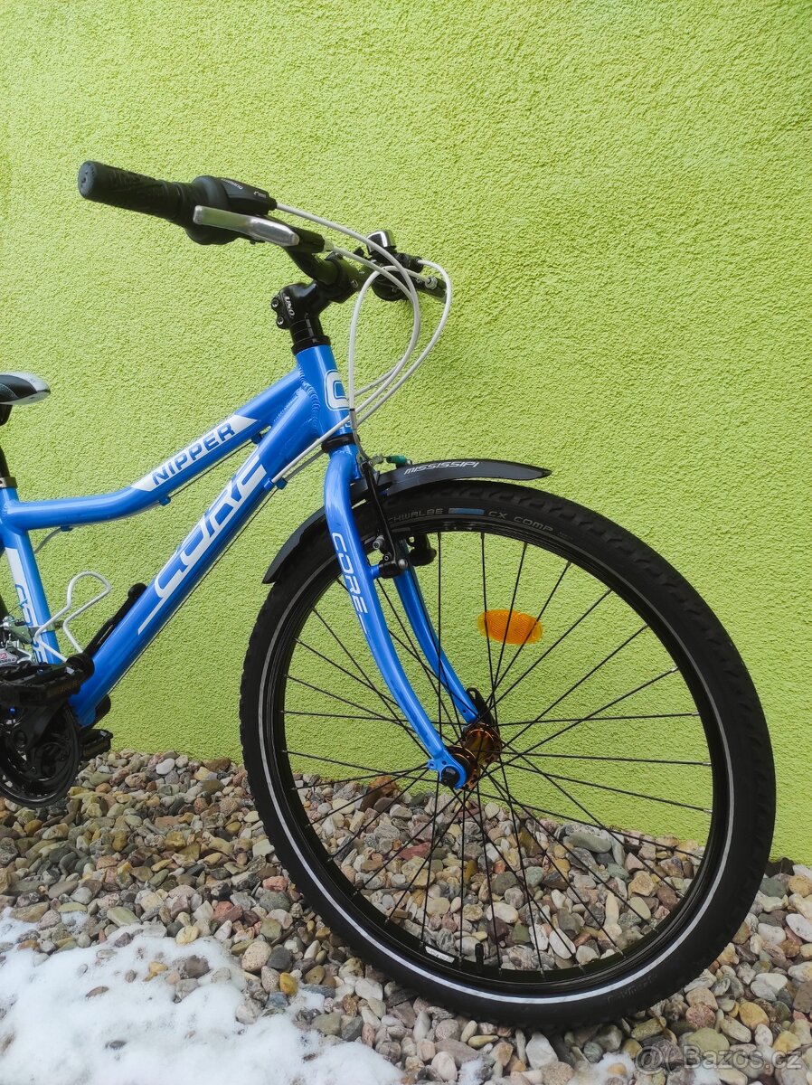 Značkové dětské kolo CORE NIPPER 24" (modrá) - 2