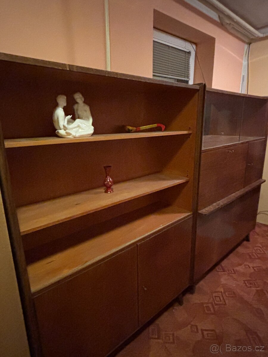 Retro obývací stěna - 2