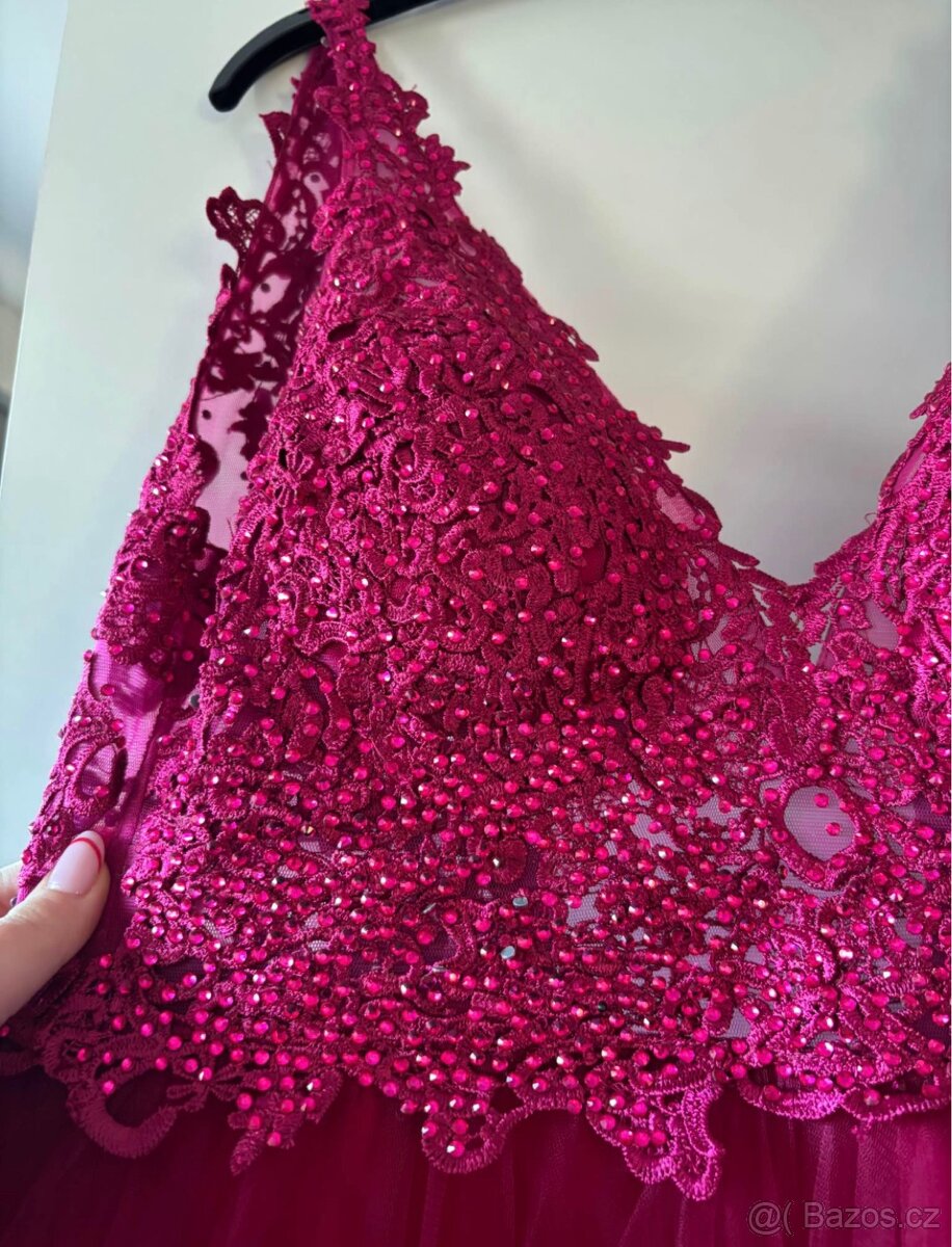 Plesové šaty + šátek - 2