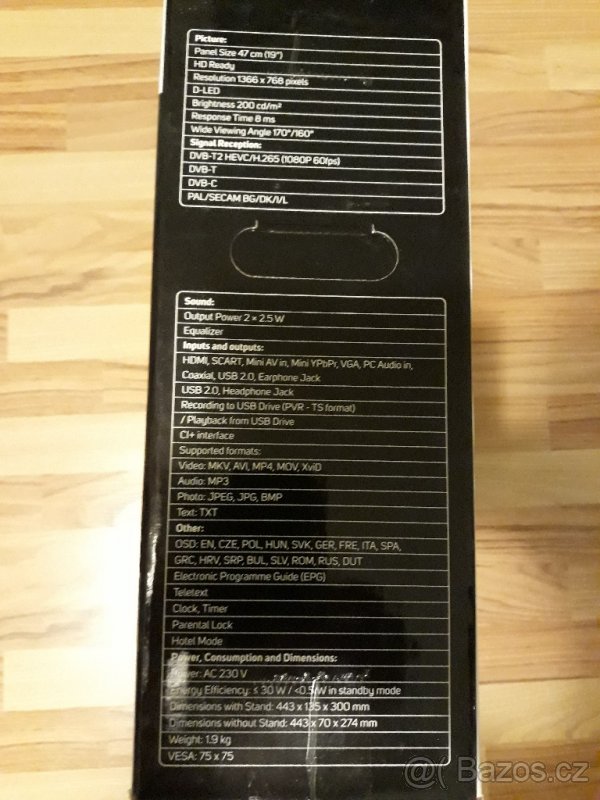 TV Sencor DVBT 2 - 2