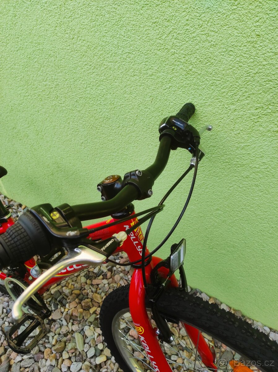 Značkové dětské kolo KELLYS 24" (ČERVENÁ) - 2