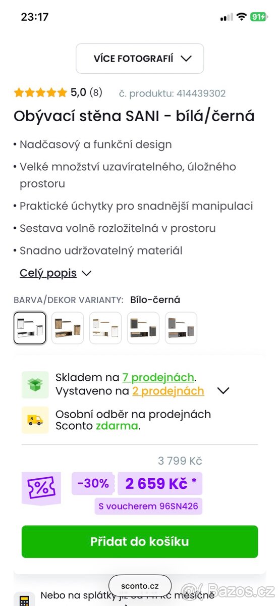 Obývací stěna - 2