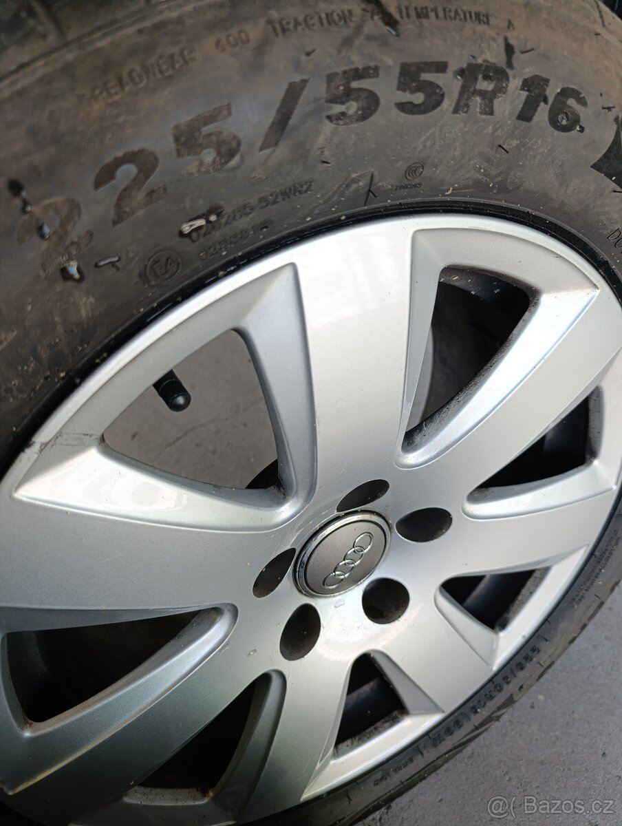 Disky Audi r16 letní pneu 225/55r16 5x112 - 2