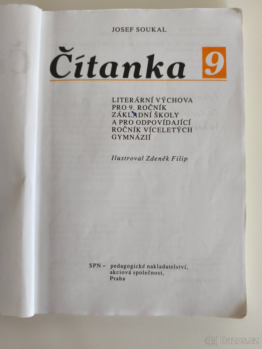 Josef Soukal – Čítanka 9 (SPN, 1996) - 2