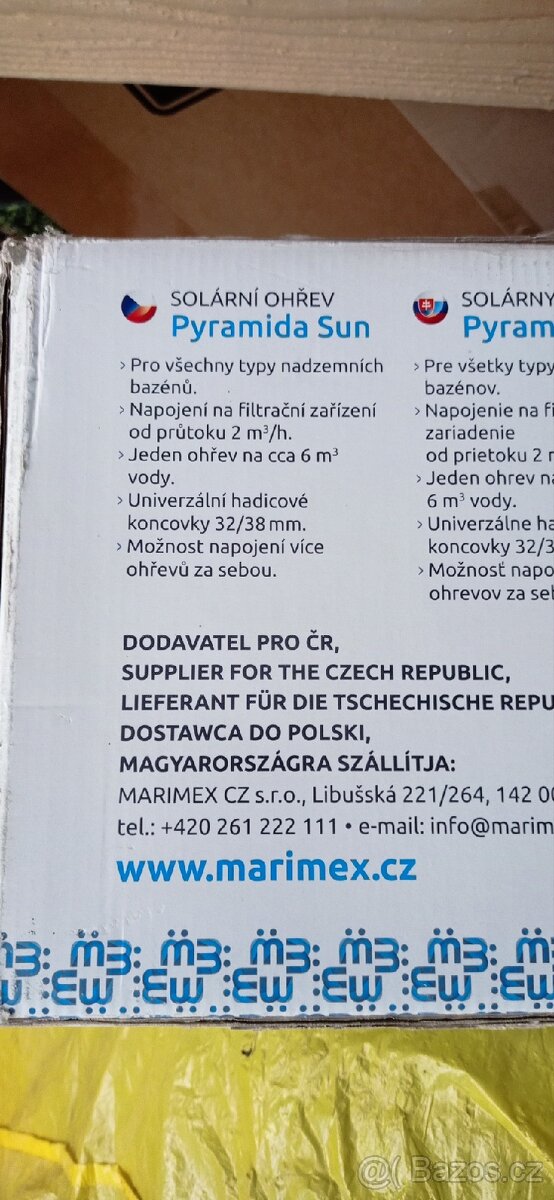 Solární ohřev bazénu Marimex pyramida sun - 2