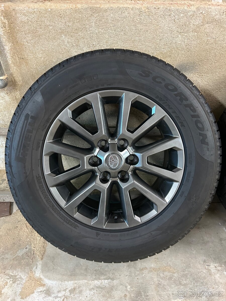 alu kola TOYOTA HILUX 6x139,7 R18 ET25+ZIMNÍ 265/60R18