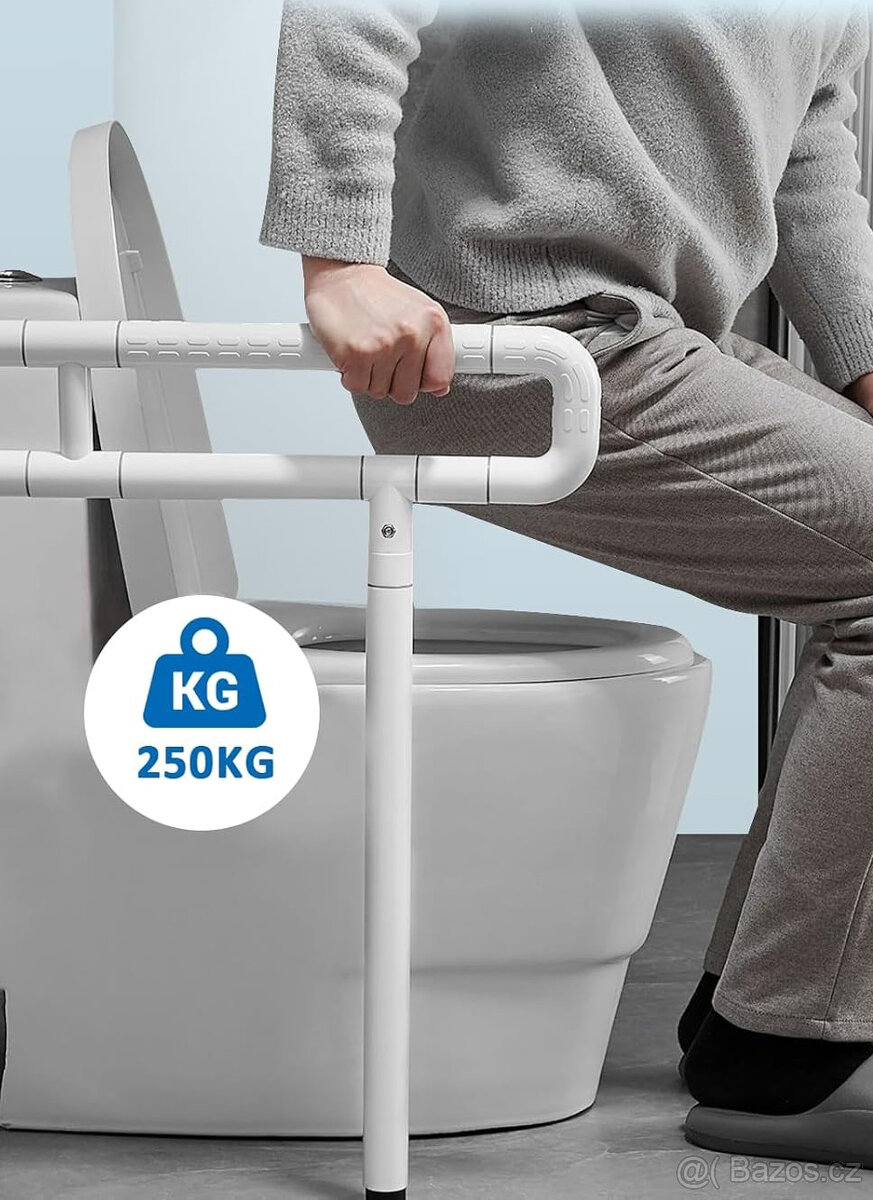 WC madlo skládací 70 cm pro seniory - 2