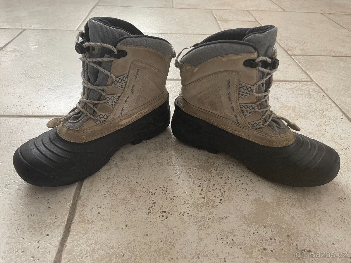 Zimní hodně teplé boty, zn. MERRELL, vel. 34 - 2
