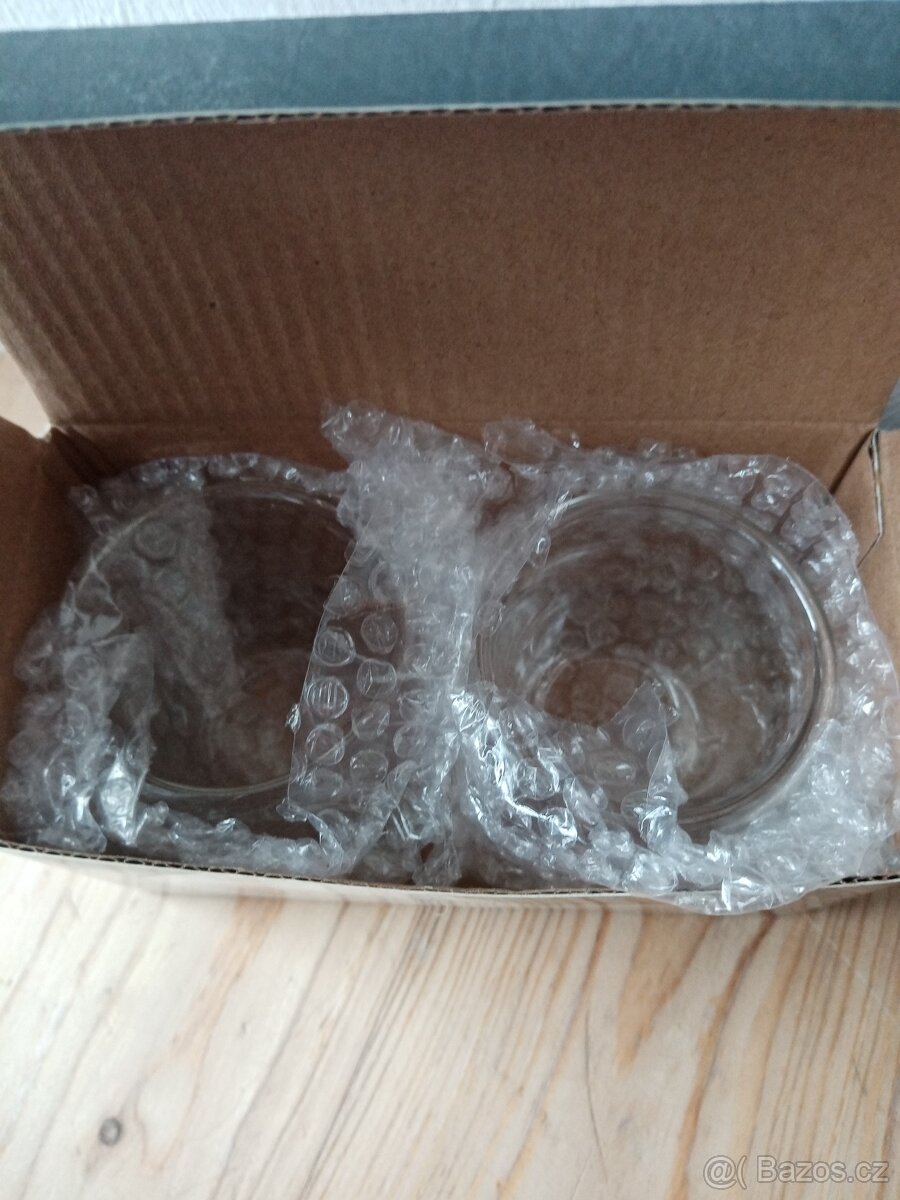 Dvoustěnný skleněný šálek 2ks - 2