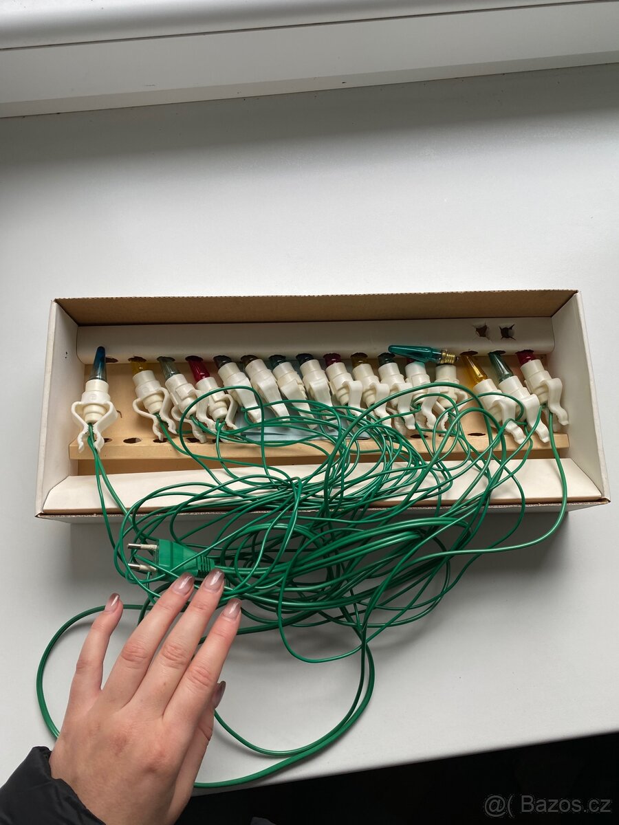 Retro vánoční světýlka - 2