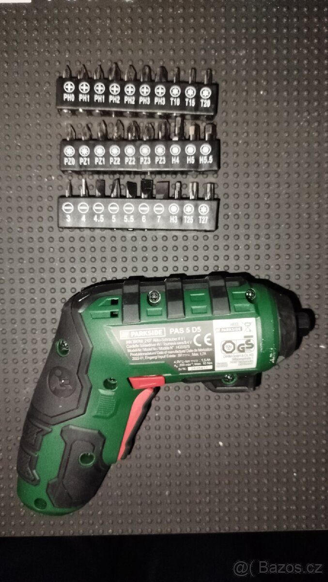 Parkside aku vrtačka mini PAS 5 5D - 2