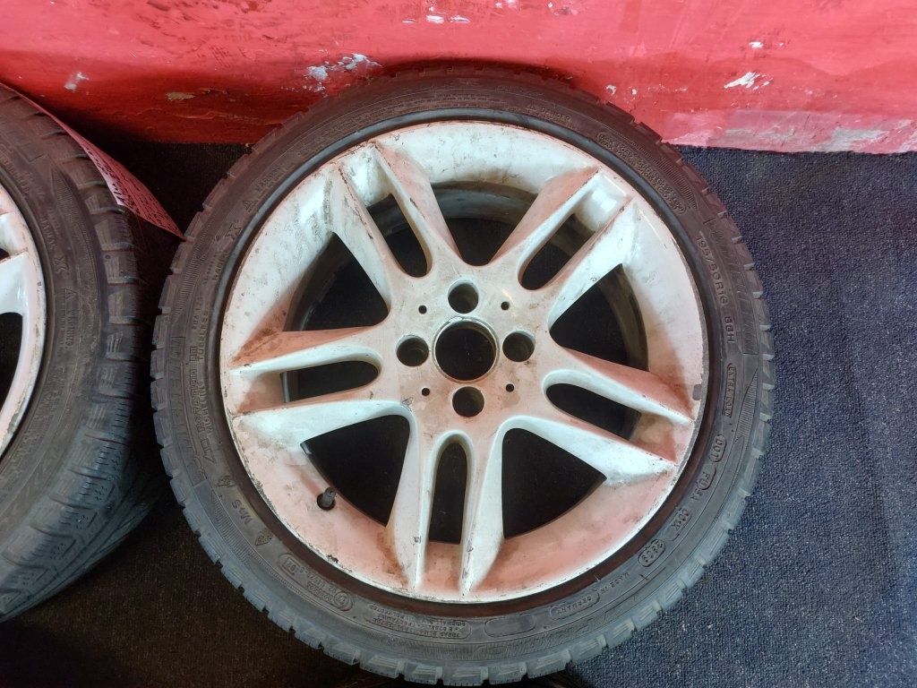 ALU disky 4x100 R16 7,5Jx16H2 ET 35 se zimními pneu 195/50 R - 2