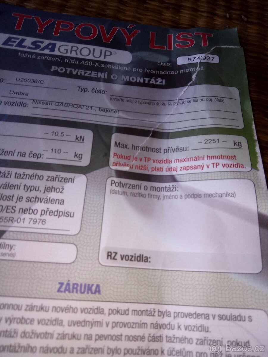 Tažné zařízení - 2