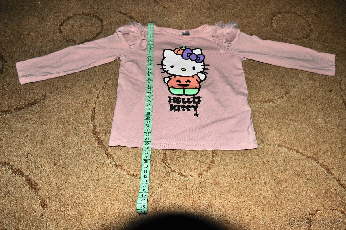 DÍVČÍ MIKINA S VOLÁNKY - HELLO KITTY - 2