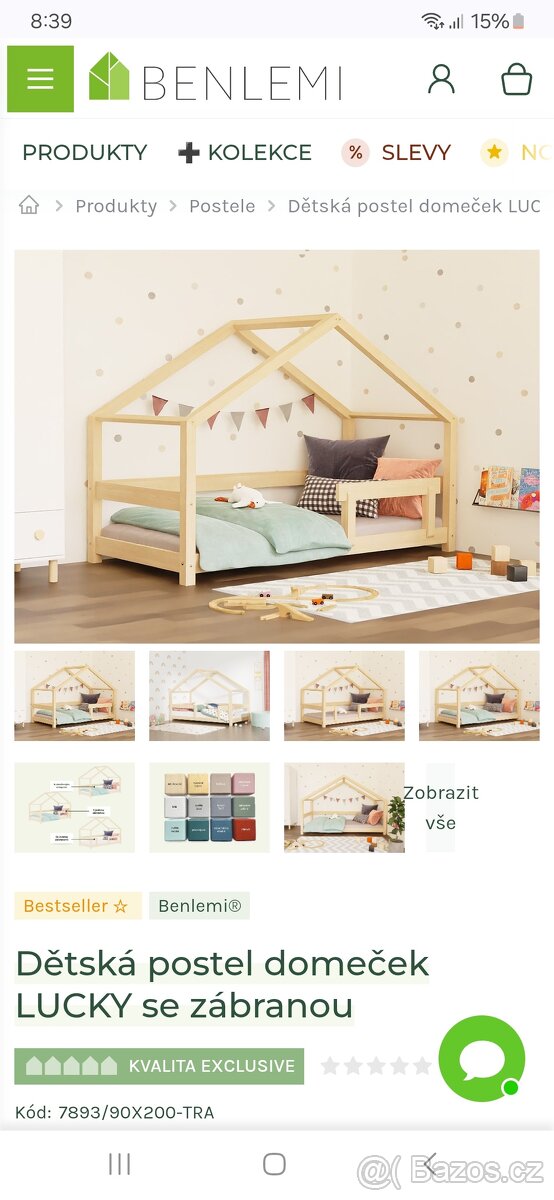 Domečková postel Lucky - 2