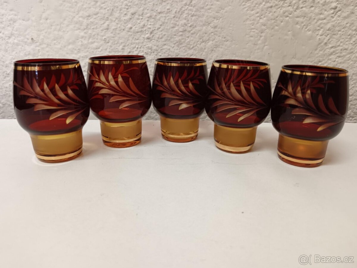 EGERMANN, LUXUSNÍ SADA KARAFA + 5 SKLENIC - 2