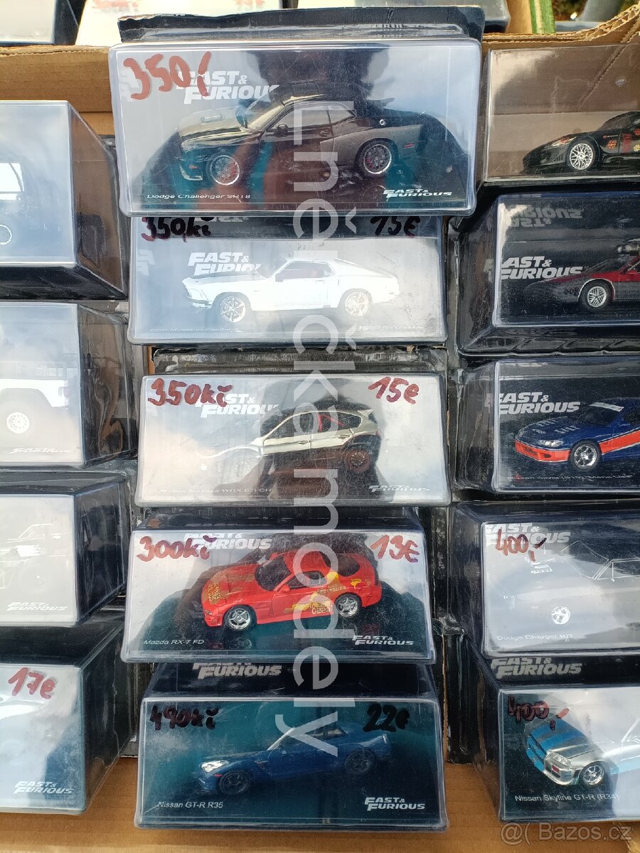 Modely Rychle a Zběsile 1:43 DEA - 2