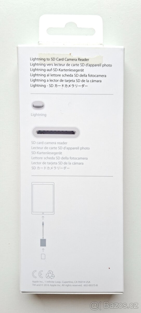 Prodám čtečku SD karet pro Apple iPad - 2