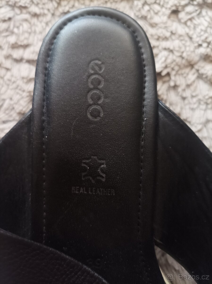 Celokožené zánovní botky Ecco - 2