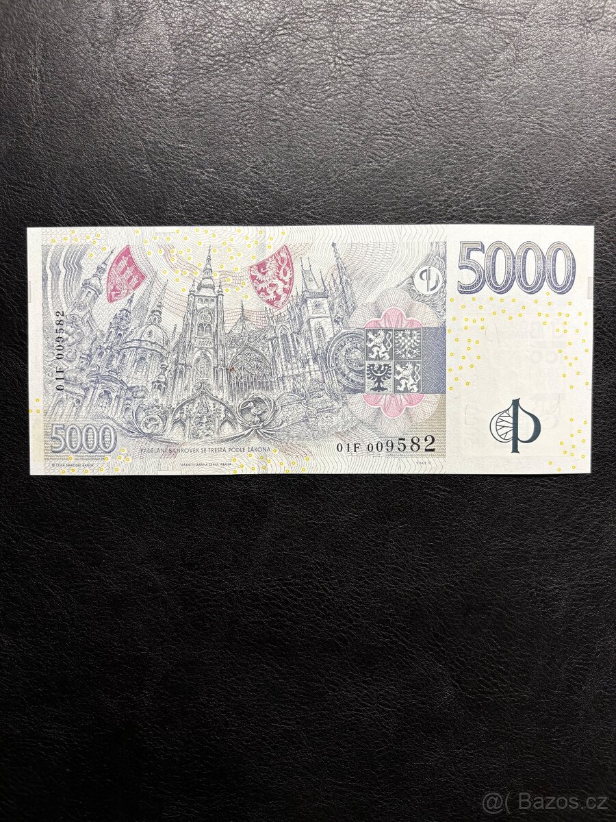 Bankovka 5000Kč - 2