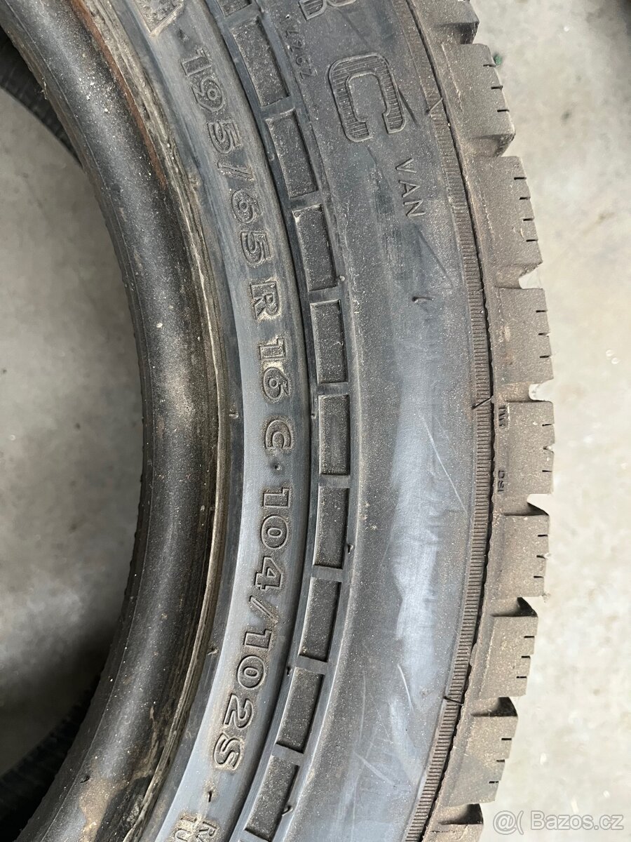 4x Nokian 195/65R16C zimní - 2