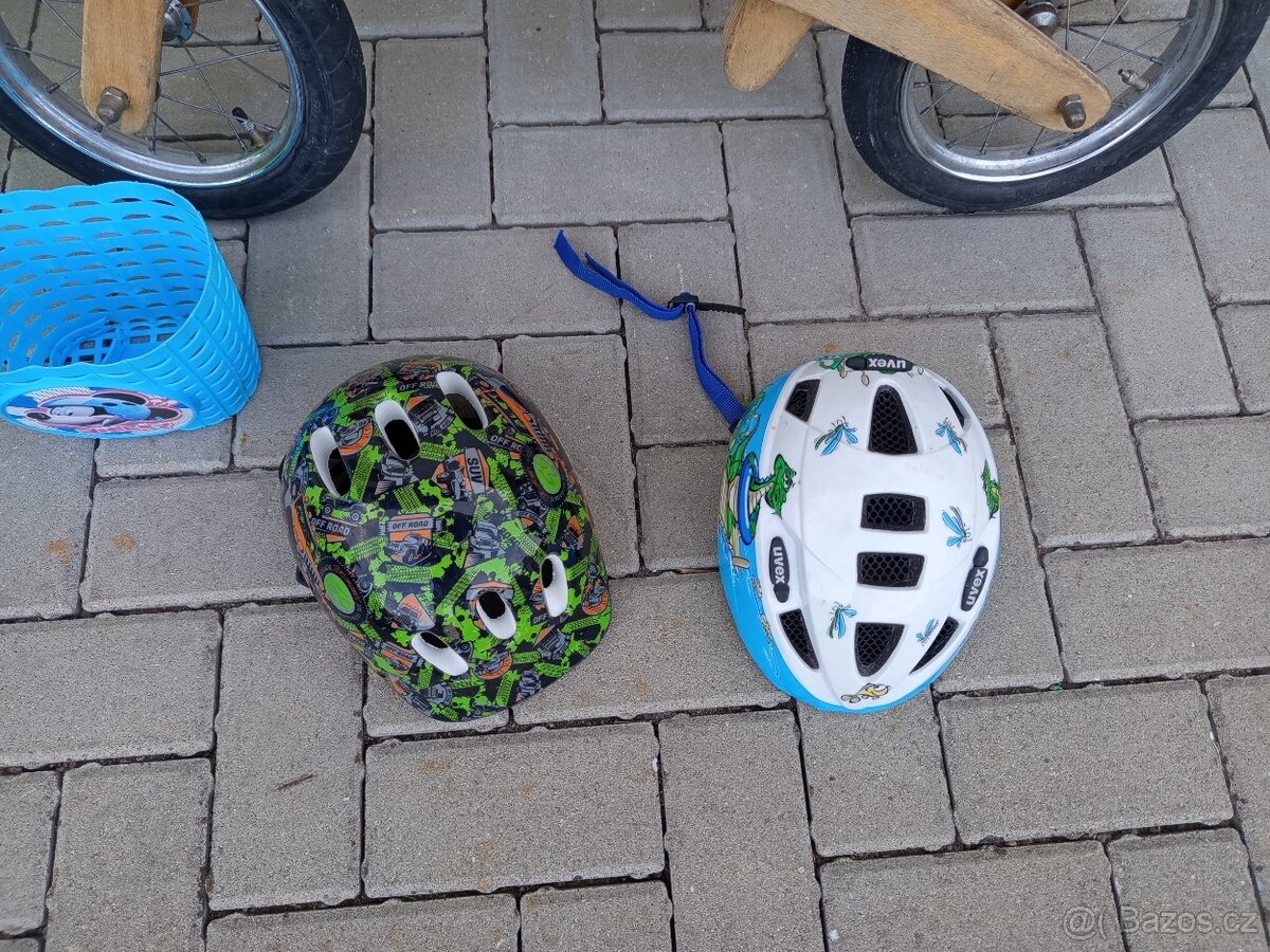 Odrážedlo, helma, houpačka, košík - 2