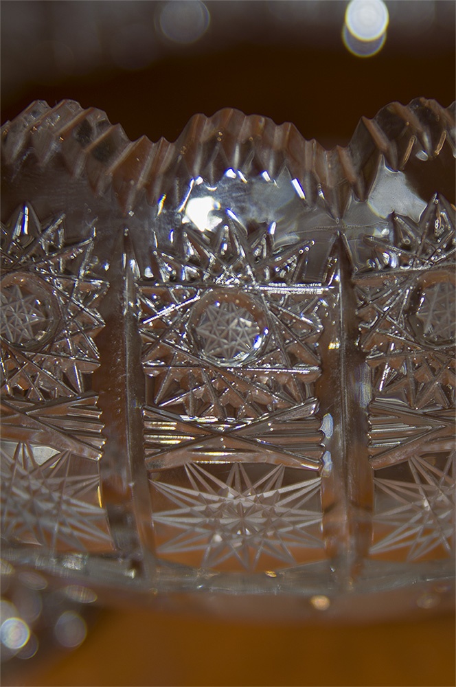 Křišťálová mísa trojnožka 16cm - 2