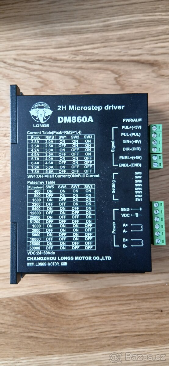 Driver krokového motoru - 2