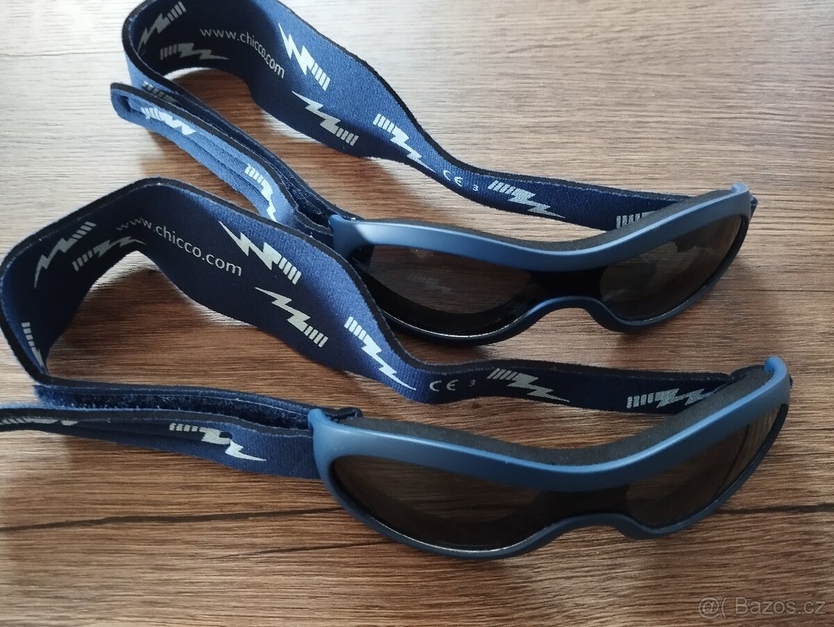 Sluneční brýle s neoprenovým páskem pro děti od 2 let - 2x - 2