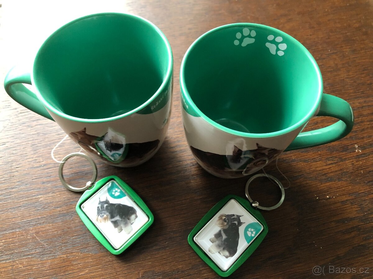 Hrnky s motivem knírače - NOVÉ - 2