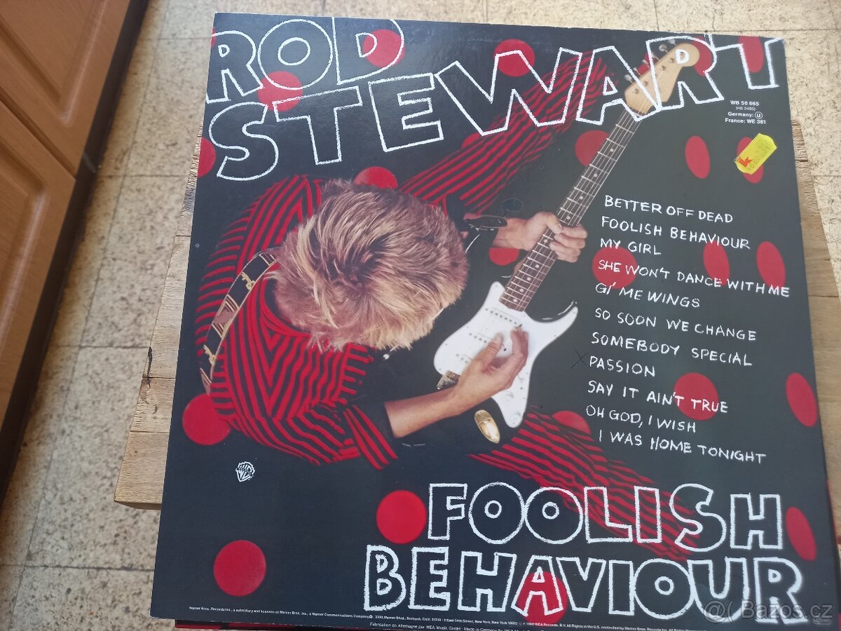 Rod Stewart – Foolish Behaviour (LP) + texty - 2