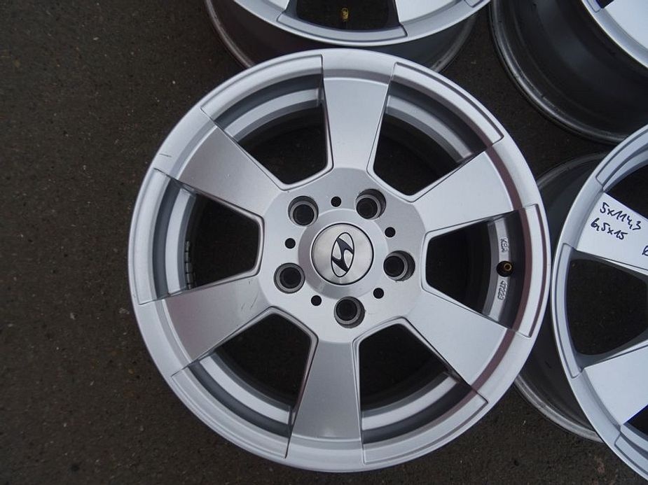 Alu disky Hyundai, Kia, 15", 5x114.3 , ET 45 ,šíře 6,5J - 2