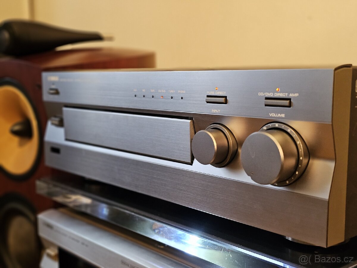 REZERVACE Vynikající a hlavnĕ zánovní zesilovač Yamaha AX596 - 2