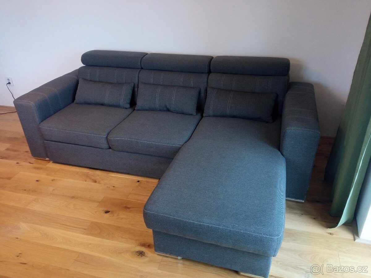 Rohová sedací souprava, pěkná - 2